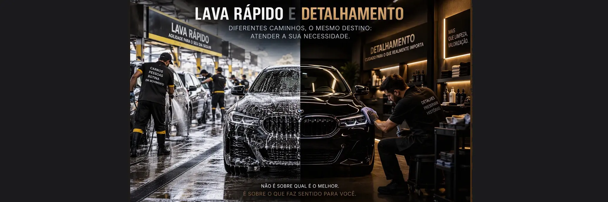Lava Rápido, Detalhamento e o erro de comparar coisas diferentes.